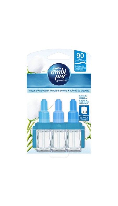 Recharges Pour Diffuseur Électrique Ambi Pur 3Volution Nubes de Algodón 20 ml