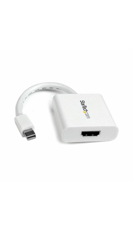 Adaptateur Mini Display Port vers HDMI Startech MDP2HDW              Blanc