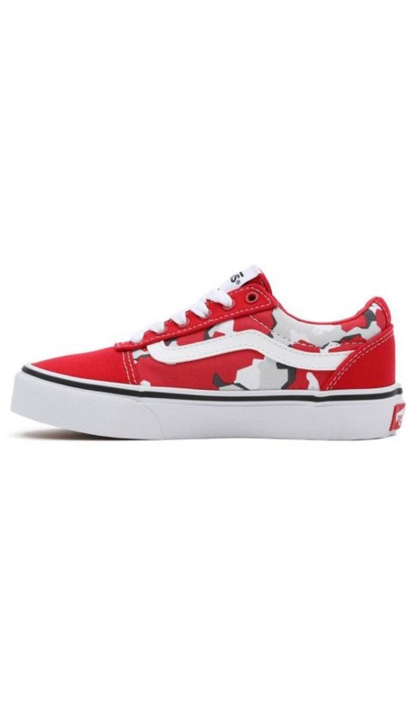 Chaussures casual enfant Vans YT Ward Kids Rouge