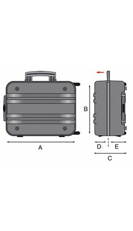 Mallette à Outils GT Line Polyester PVC Métal Polyéthylène Caoutchouc