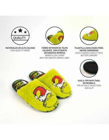 Chaussons The Grinch Vert 40-41