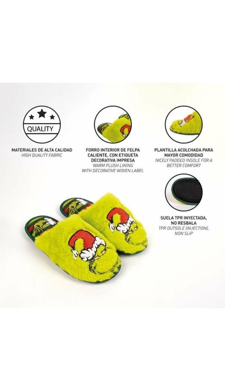 Chaussons The Grinch Vert 40-41