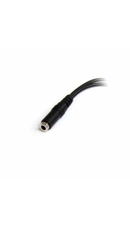 Adaptador Áudio Jack Startech MUYHSFMM             Preto 0,13 m