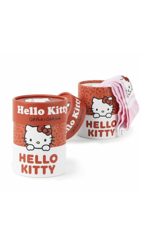 Pack de chaussettes Hello Kitty Multicouleur 3 paires