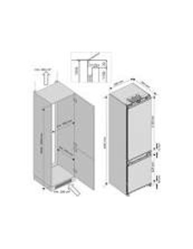 Koelkast BEKO BCNA306E4SN 194
