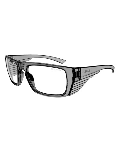 Lunettes de sécurité Eagle Tracer Gris Transparent Crystal Plastique + 3,0