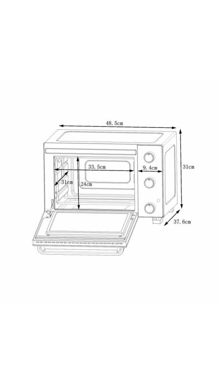 Plaque de cuisson Continental Edison CEMF28B2 1500 W