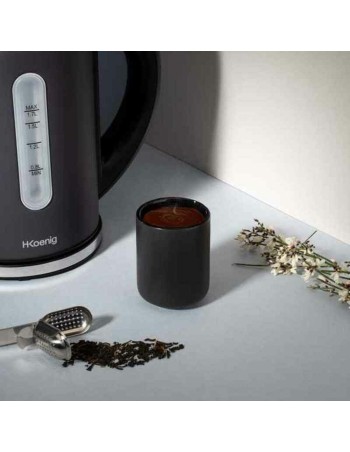 Bouilloire Hkoenig BOE52 2200 W Noir Acier inoxydable 2200 W 1,7 L 1,7 L 2