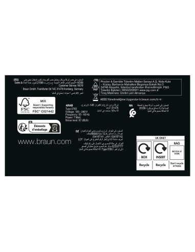 Rasoir électrique Braun