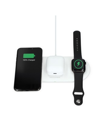 Chargeur sans fil KSIX Apple-compatible Blanc 2
