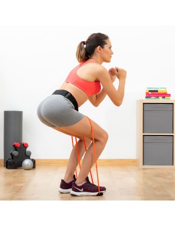 Band met weerstandsbanden voor Bilspieren en Oefengids Bootrainer InnovaGoods