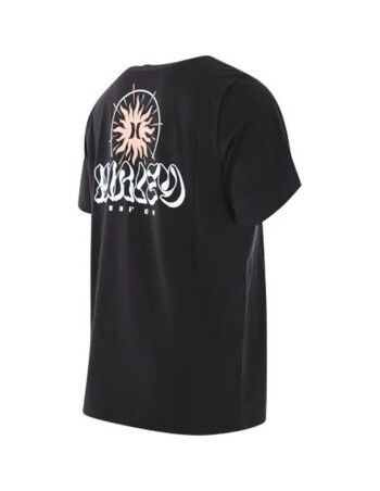 Herren Kurzarm-T-Shirt Hurley MTS0035680-H010 Schwarz (S) 2