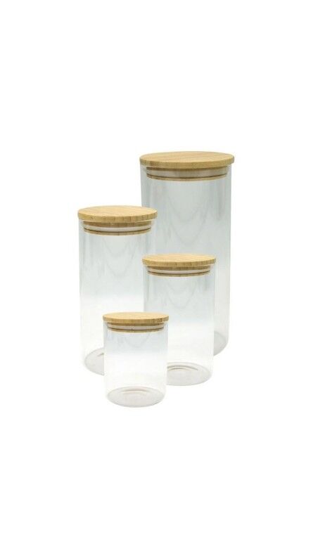 Set de Boites Fackelmann Naturel 4 Pièces