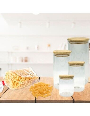 Set de Boites Fackelmann Naturel 4 Pièces