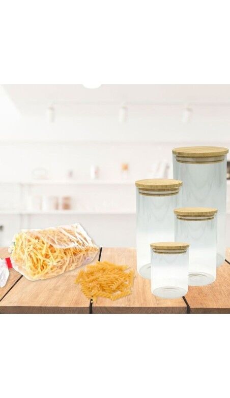 Set de Boites Fackelmann Naturel 4 Pièces