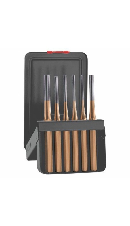 Juego de botadores cilíndricos ATM Dorado 6 Piezas