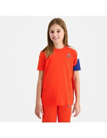 Maglia a Maniche Corte per Bambini Le coq sportif 2310049 Arancio 2