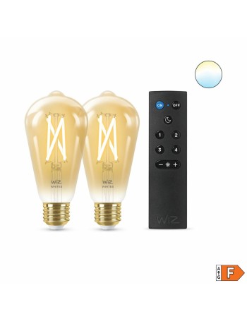 Lâmpada Inteligente Wiz ST64 E27 50 W Multicolor Dourado 7 W 640 lm (2 Unidades) 2