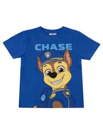 T-Shirt met Korte Mouwen voor kinderen The Paw Patrol Blauw