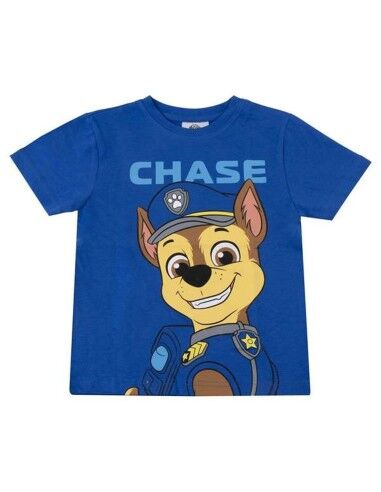 Kurzarm-T-Shirt für Kinder The Paw Patrol Blau