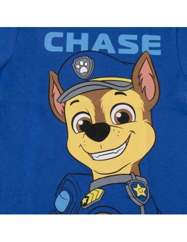 Camiseta de Manga Corta Infantil The Paw Patrol Azul