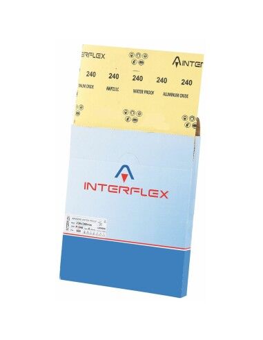 Papier abrasif INTERFLEX 23 x 28 cm