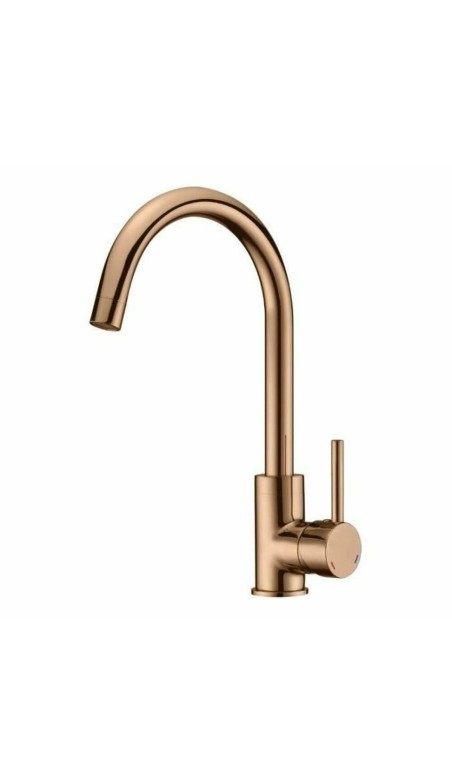 Grifo Monomando Rousseau 4060435 Rose Acero Inoxidable Latón